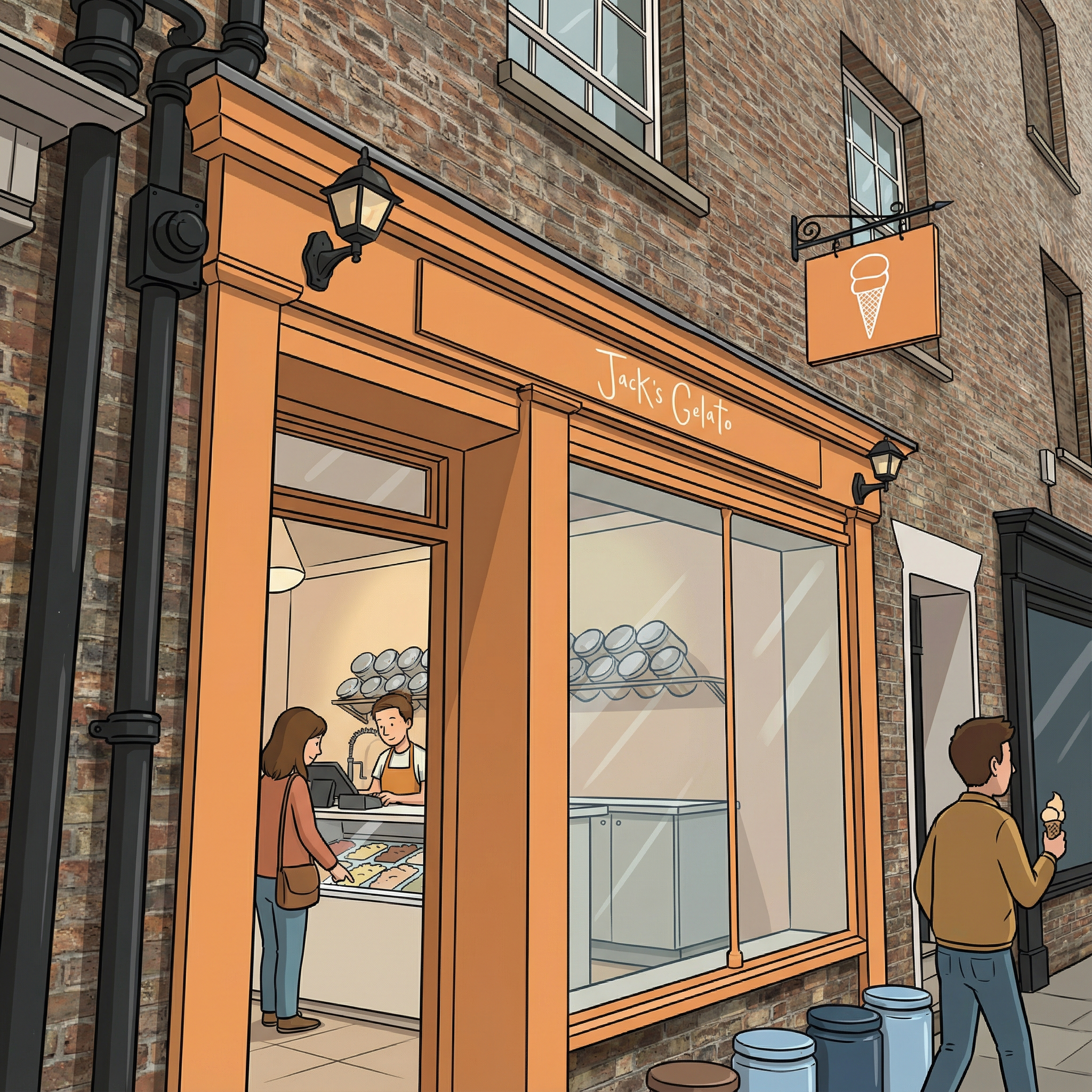 Jack's Gelato All Saints shop