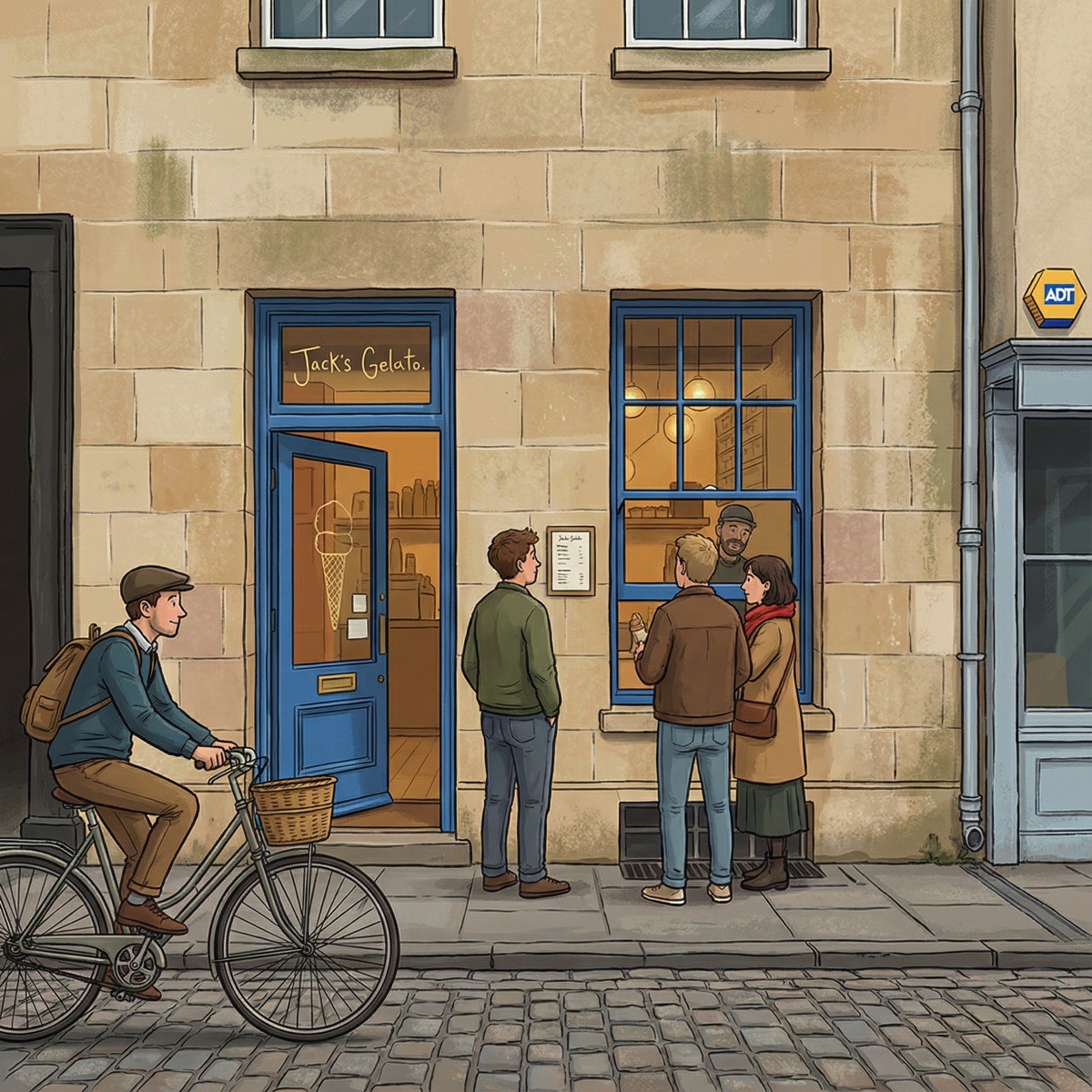 Jack's Gelato Bene't Street shop